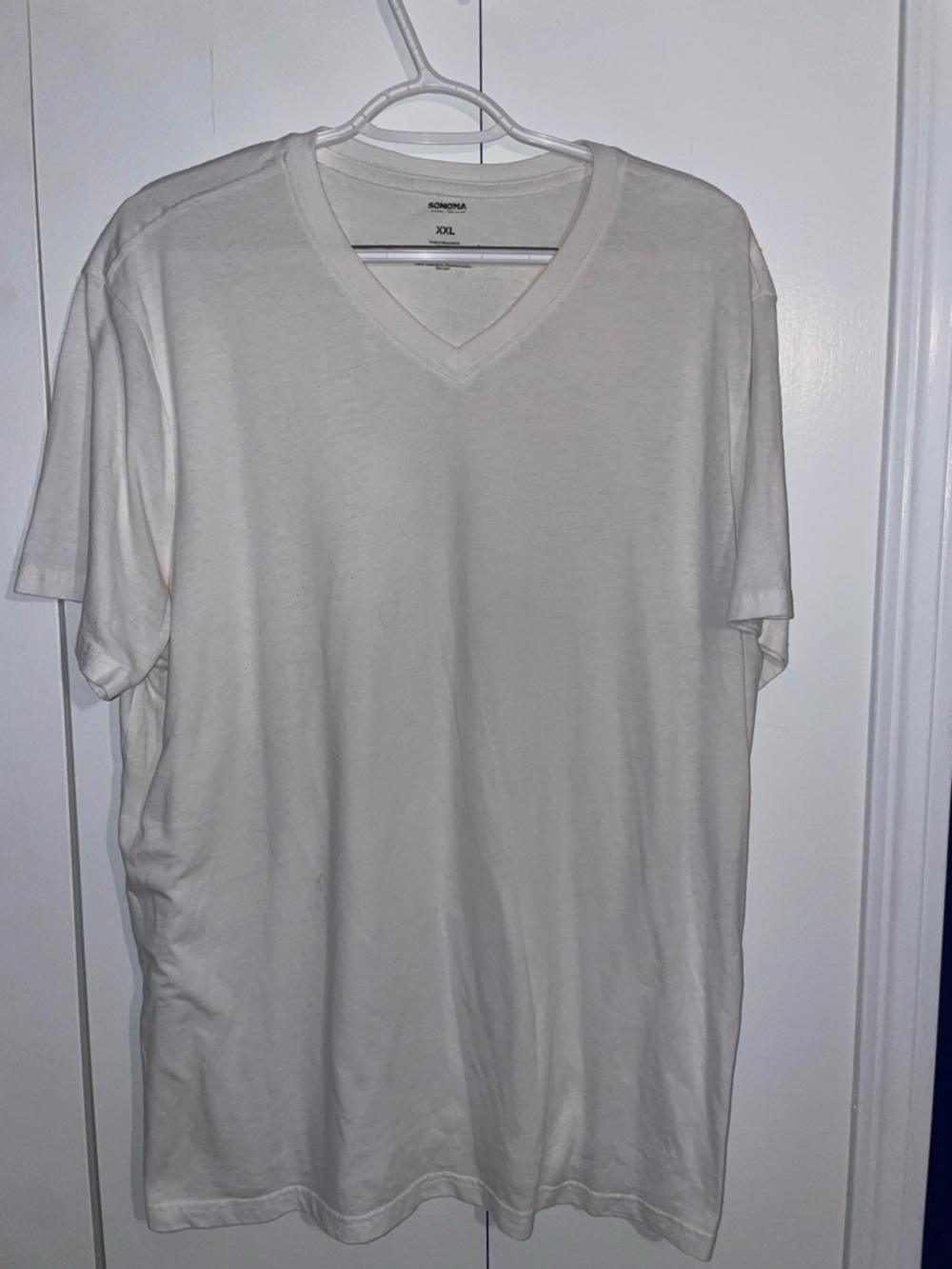 Sonoma Cream V-Neck Tee